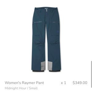 Stio Women’s Raymer Pant Navy Blue (“Midnight Hour”) Size Small - NWT